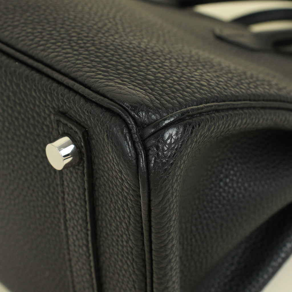 Hermes Noir Birkin 25 Bag