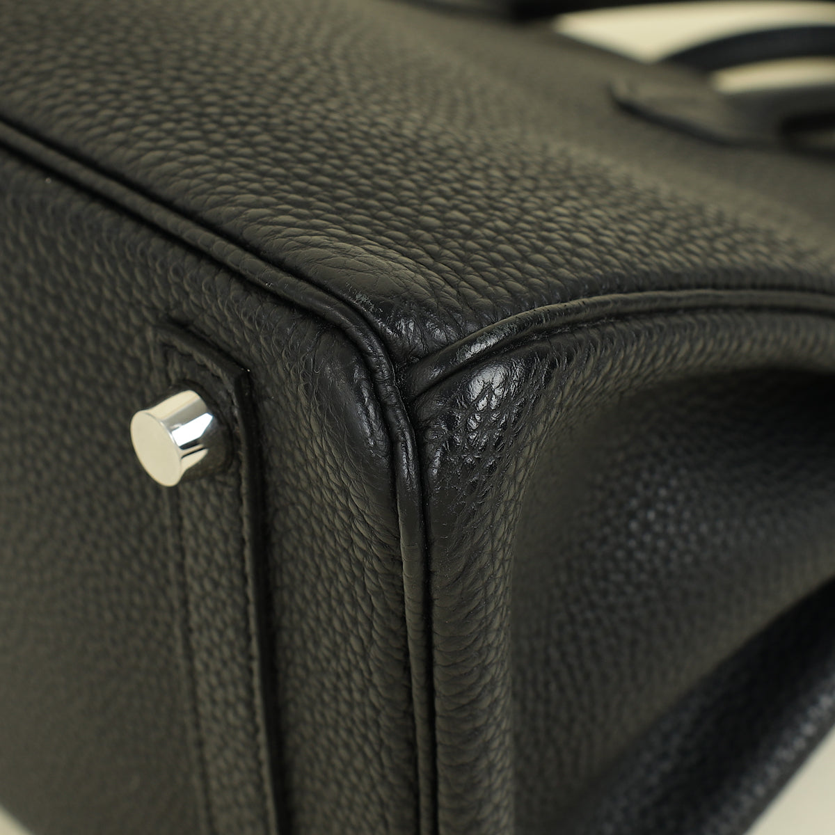 Hermes Noir Birkin 25 Bag