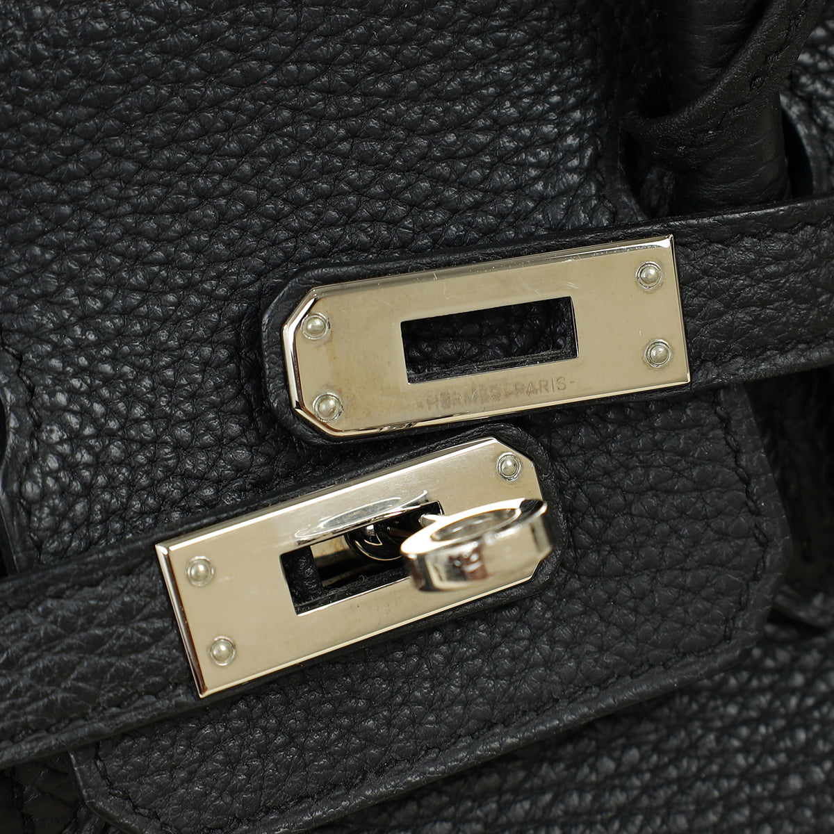 Hermes Noir Birkin 25 Bag