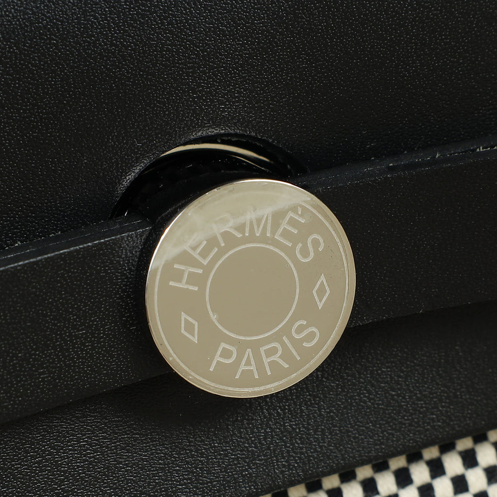 Hermes Bicolor Herbag 31 Criss Viking Quadrille Retourne Bag