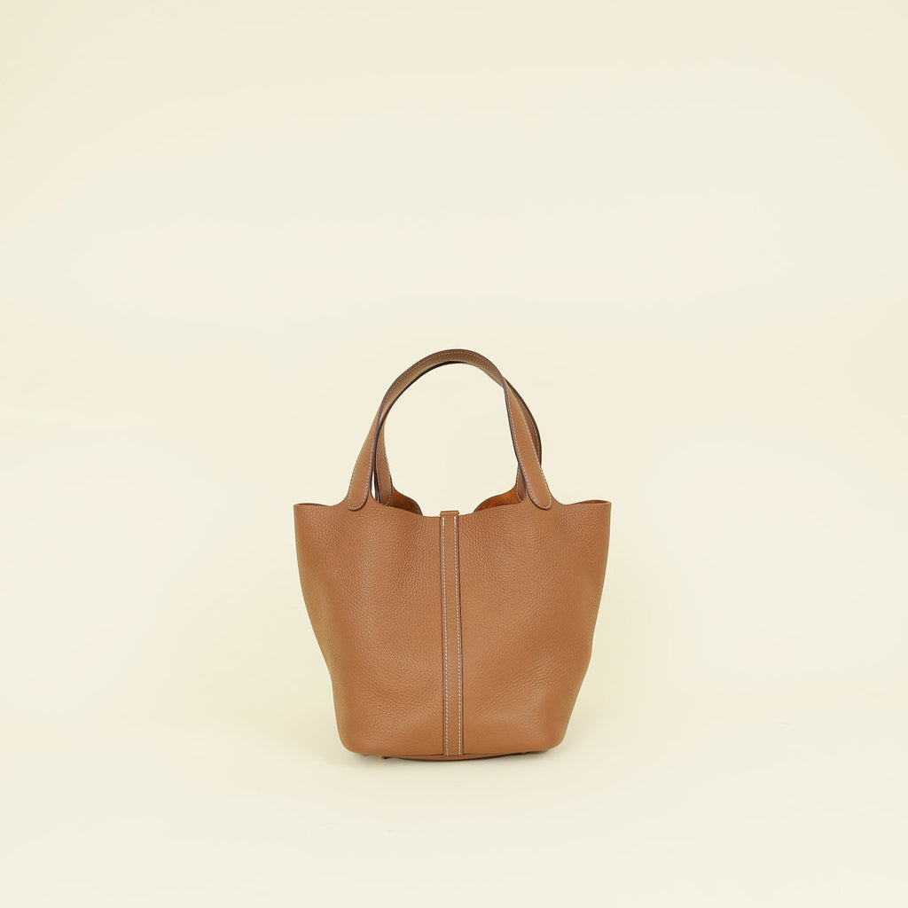 Hermes Gold Picotin Lock 22 Bag