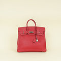 Hermes Rouge H HAC Birkin 32 Bag