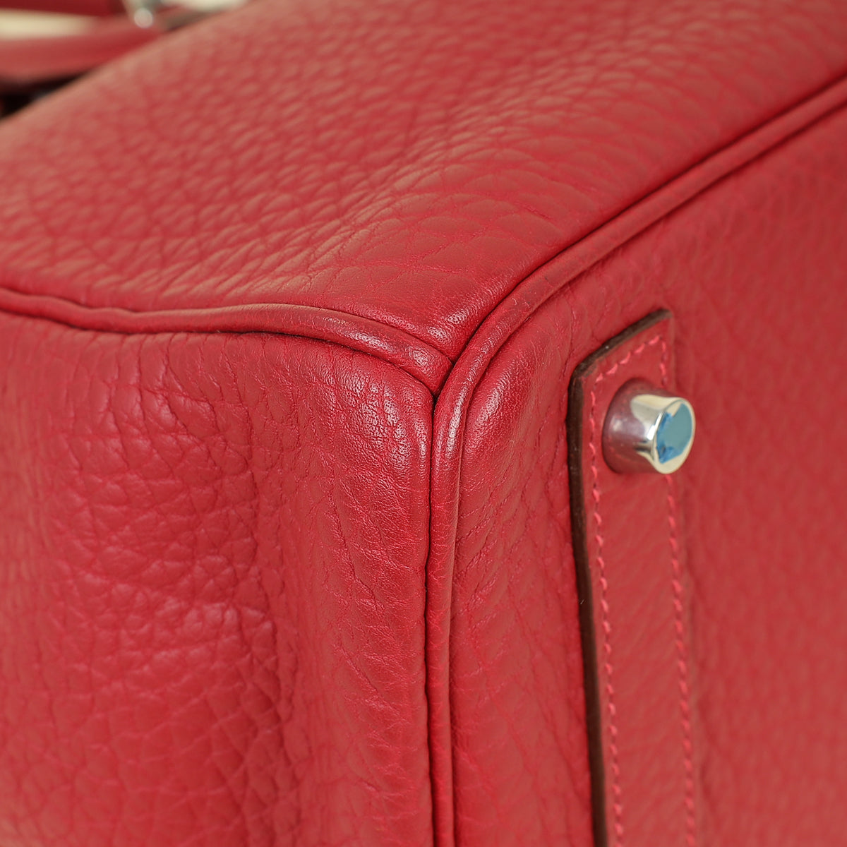 Hermes Rouge H HAC Birkin 32 Bag