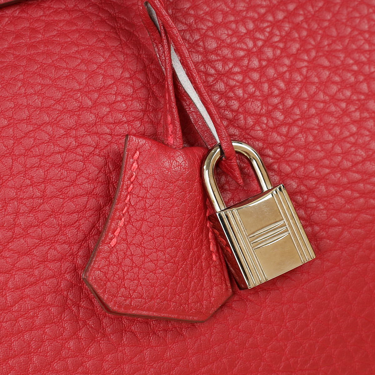 Hermes Rouge H HAC Birkin 32 Bag