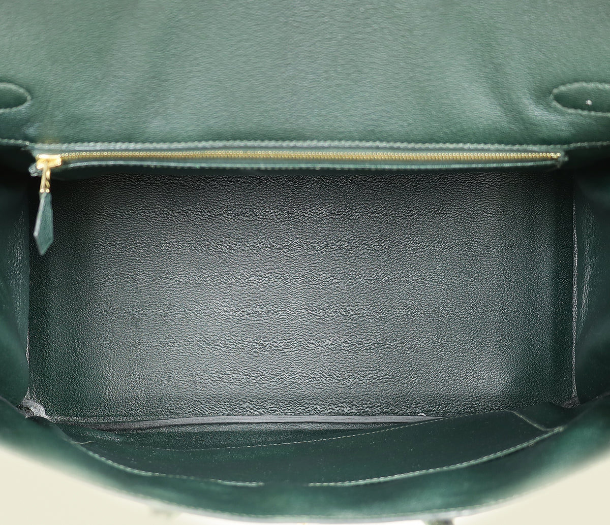 Hermes Vert Emerald Shiny Porosus Crocodile Birkin 35 Bag