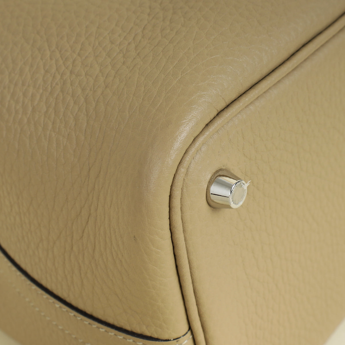Hermes Beige Marfa Picotin Lock 18 Bag