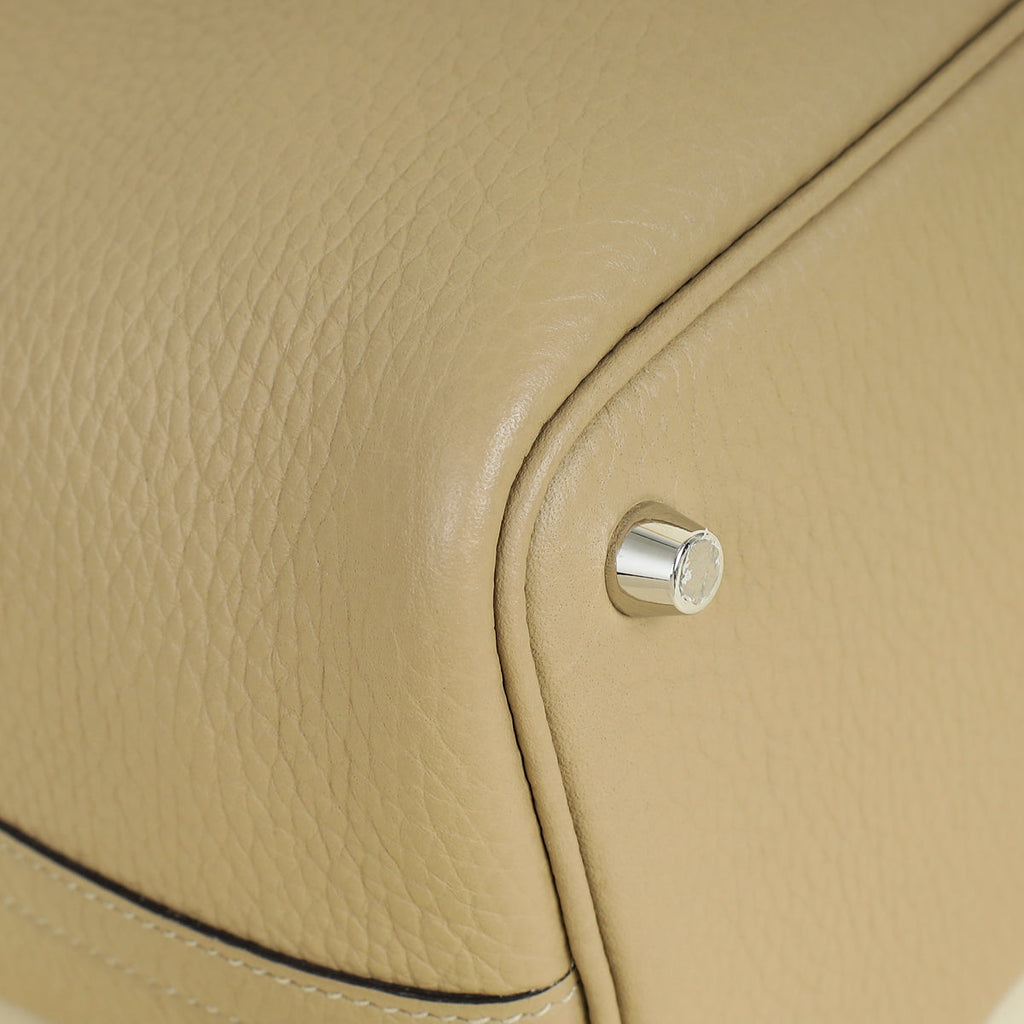 Hermes Beige Marfa Picotin Lock 18 Bag