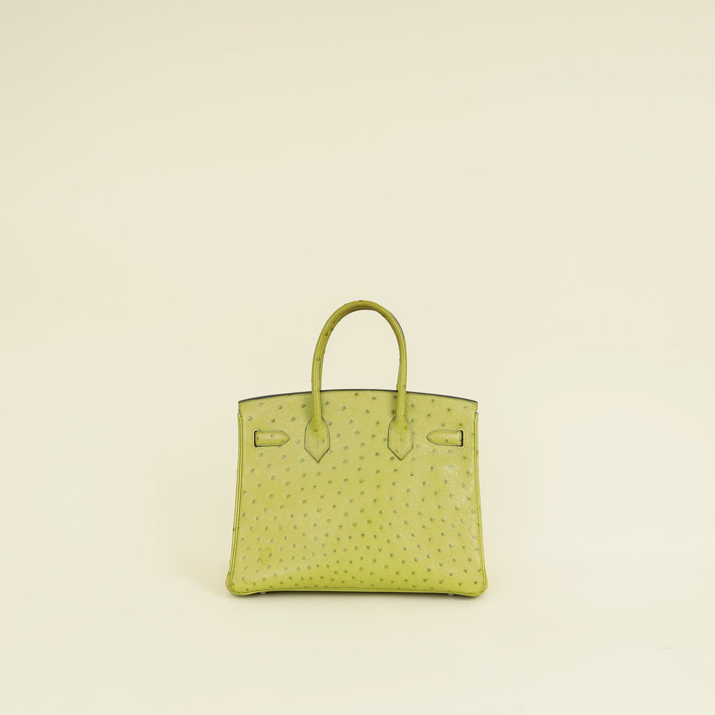 Hermes Vert Anise Birkin 30 Bag