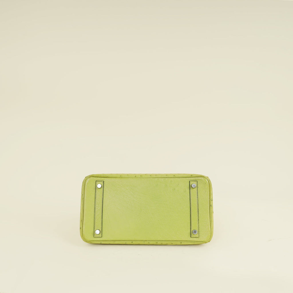Hermes Vert Anise Birkin 30 Bag