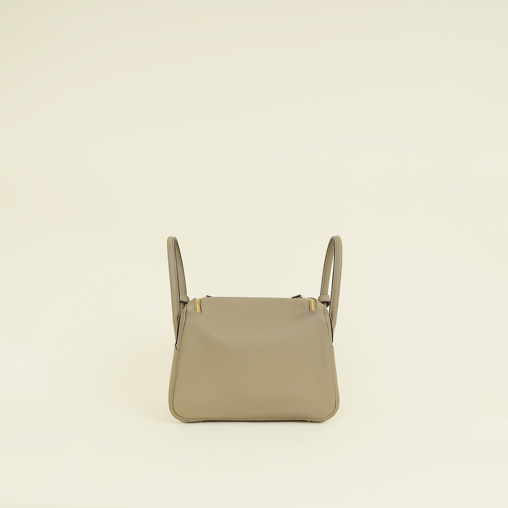 Hermes Beige Marfa Lindy 26 Bag