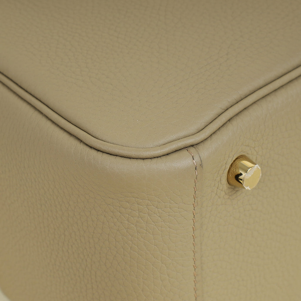 Hermes Beige Marfa Lindy 26 Bag