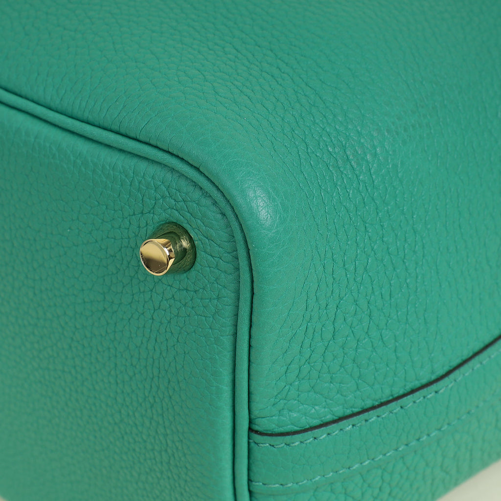 Hermes Vert Jade Picotin Lock 18 Bag