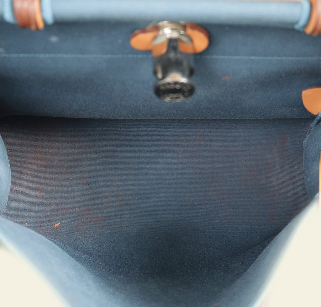 Hermes Bicolor Sellier Herbag Zip 31 PM Bag