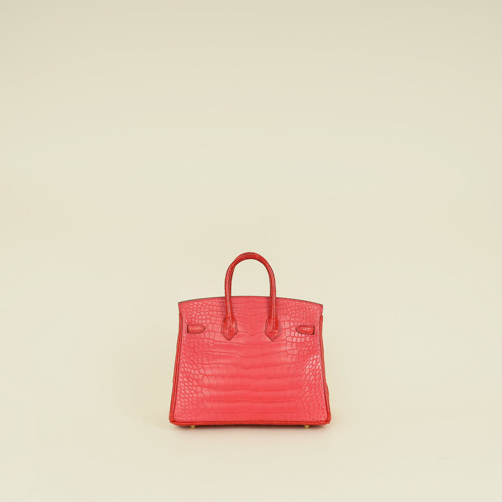 Hermes Bi-Color Matte Alligator Mississippiensis Birkin 25 Bag
