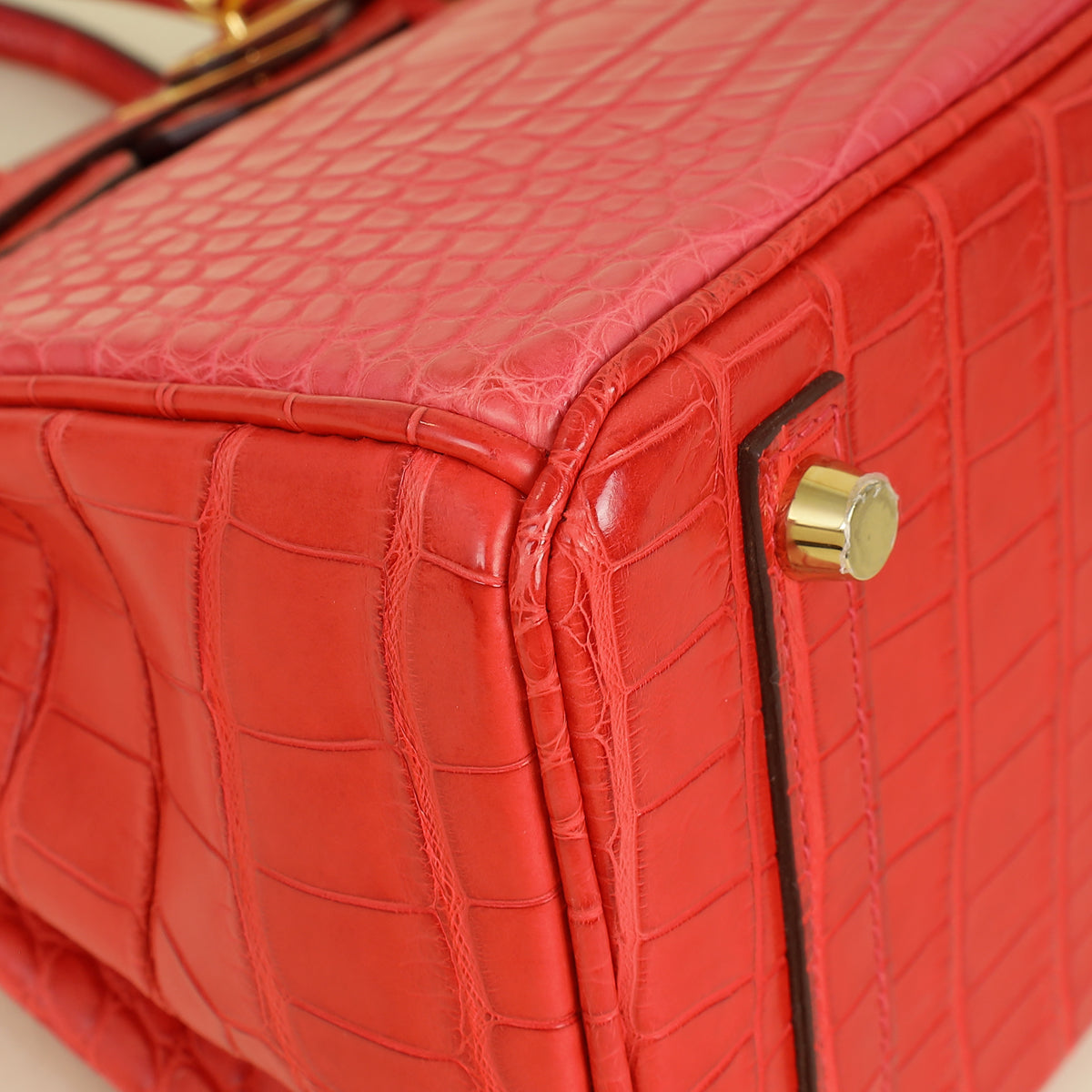 Hermes Bi-Color Matte Alligator Mississippiensis Birkin 25 Bag