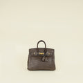 Hermes Gris Elephant 8C Matte Alligator Mississippiensis Birkin 25 Bag