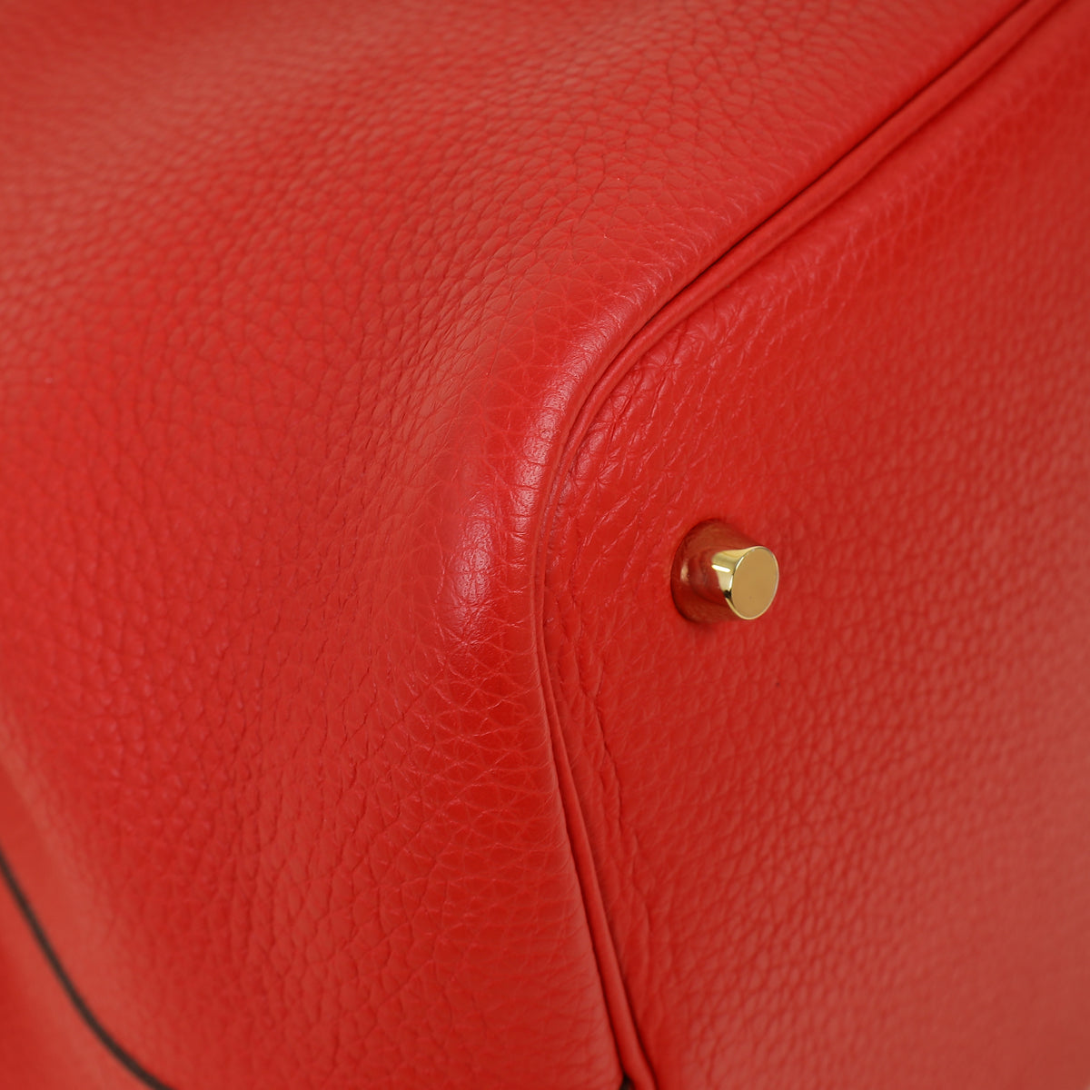 Hermes Rouge Casaque Picotin Lock 22 Bag