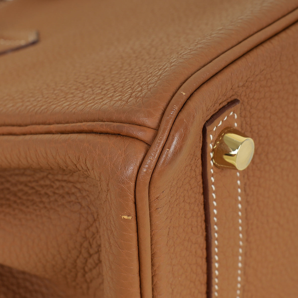 Hermes Gold Retourne Birkin 25 Bag