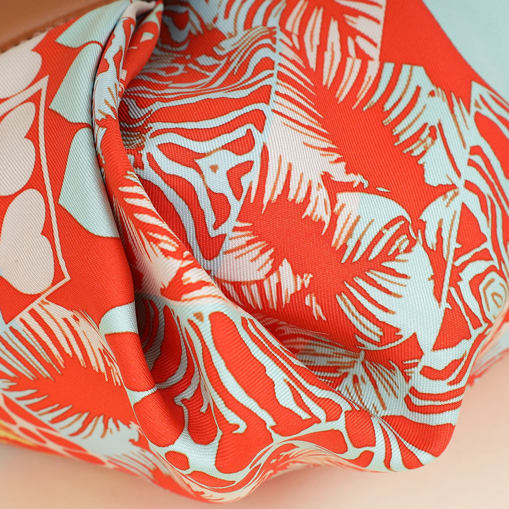 Hermes Tricolor Balusoie Wild Printed Bag