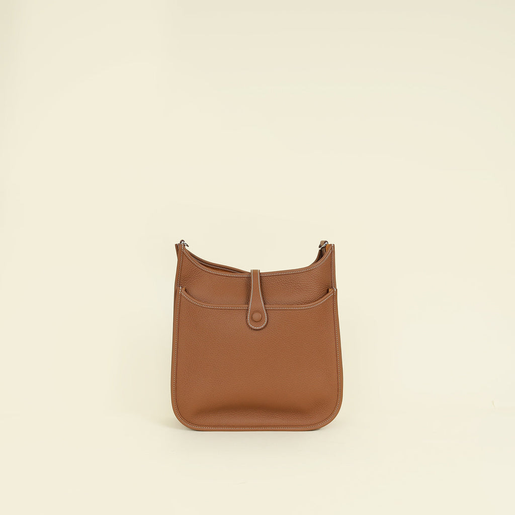 Hermes Gold Evelyne III PM Bag