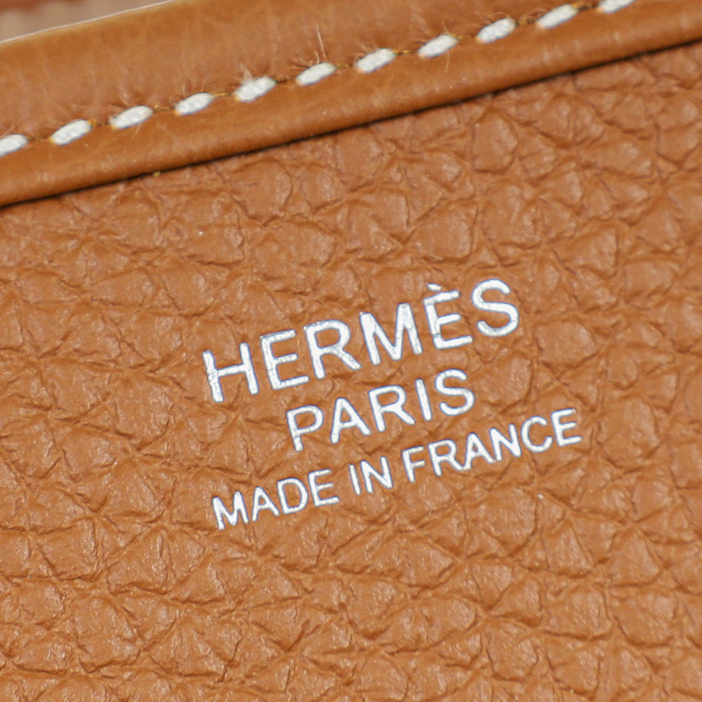 Hermes Gold Evelyne III PM Bag