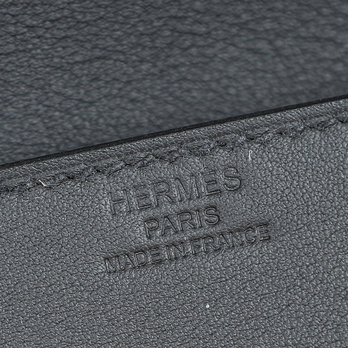 Hermes Noir Birkin Shadow Clutch