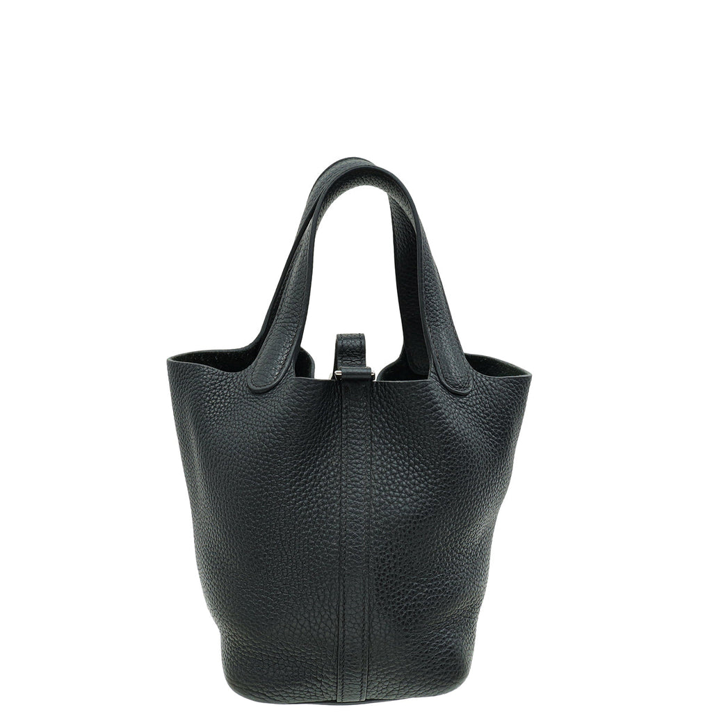 Hermes Noir Picotin Lock 18 Bag