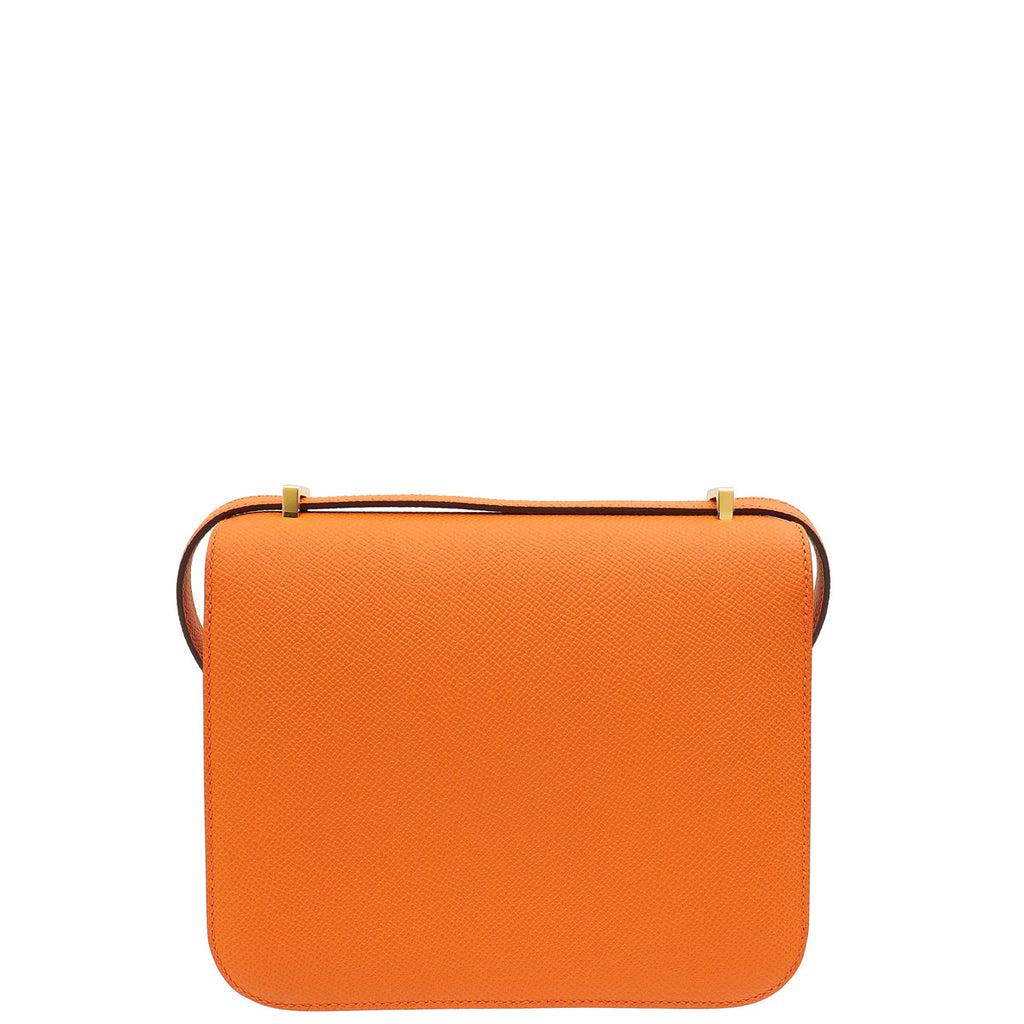 Hermes Orange Constance III Re-Edition Mini Bag