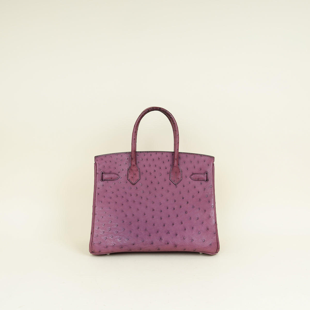Hermes Violine Ostrich Retourne Birkin 30 Bag