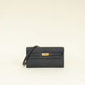 Hermes Noir Kelly To Go Wallet