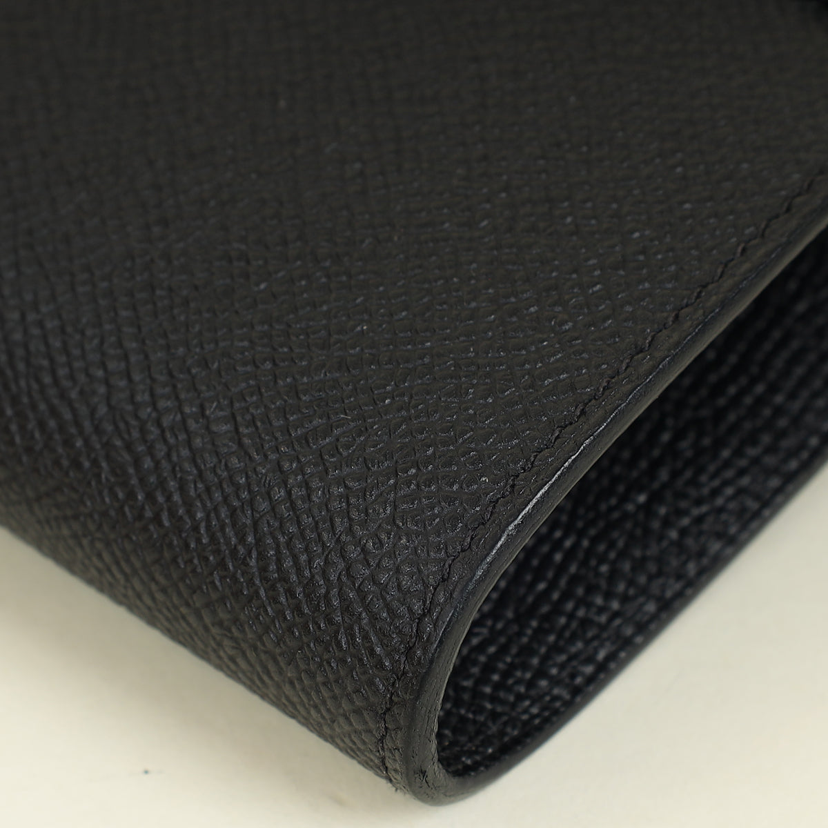 Hermes Noir Kelly To Go Wallet