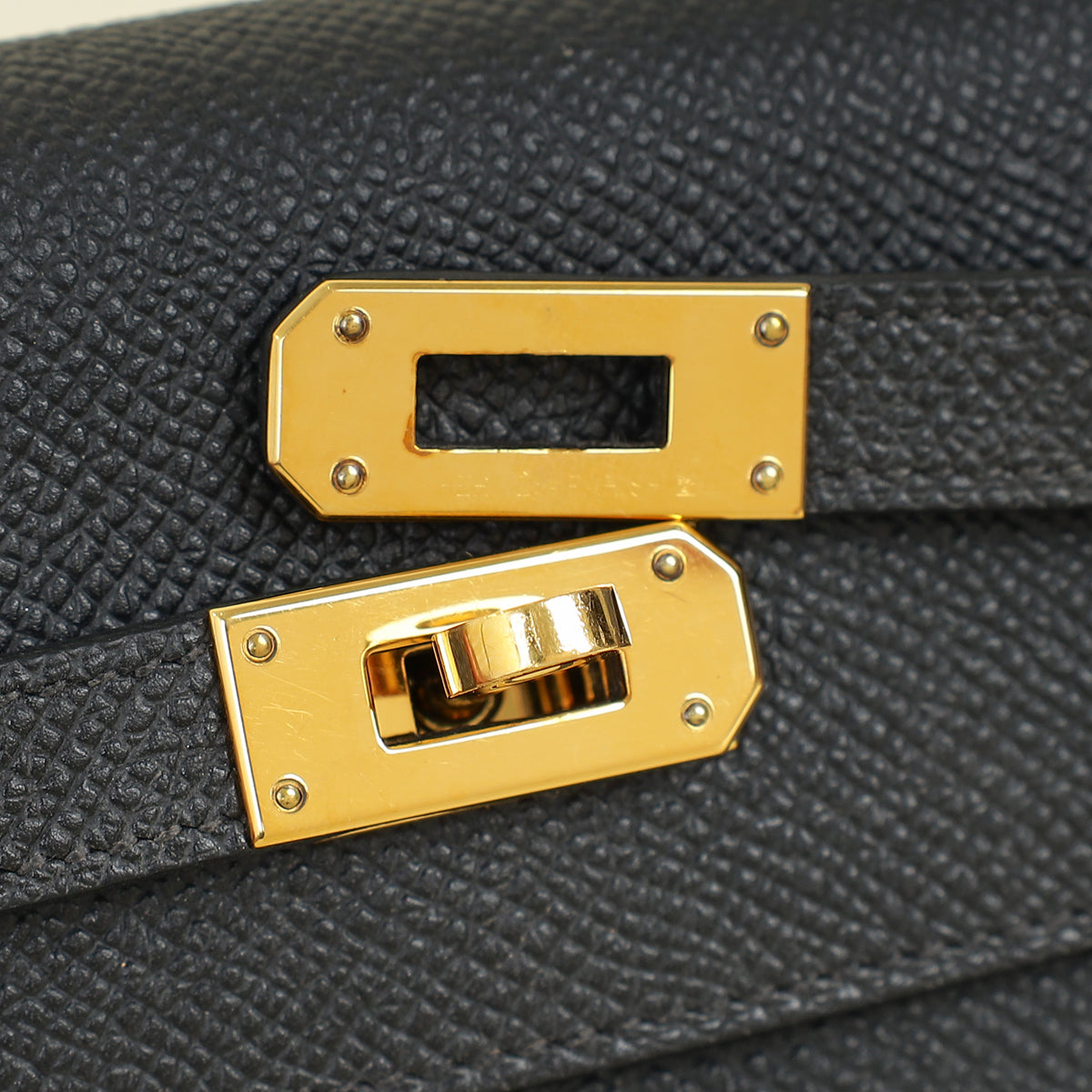 Hermes Noir Kelly To Go Wallet