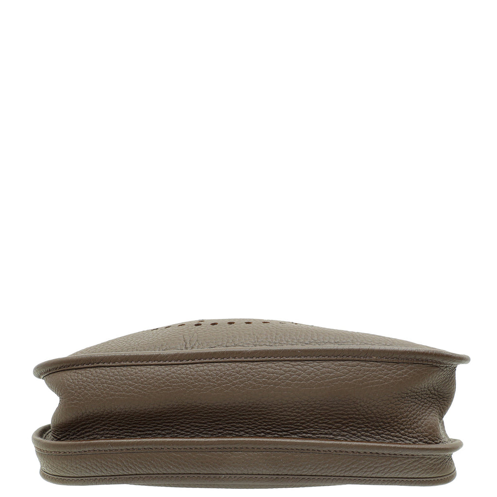Hermes Chocolate Evelyne III PM Bag