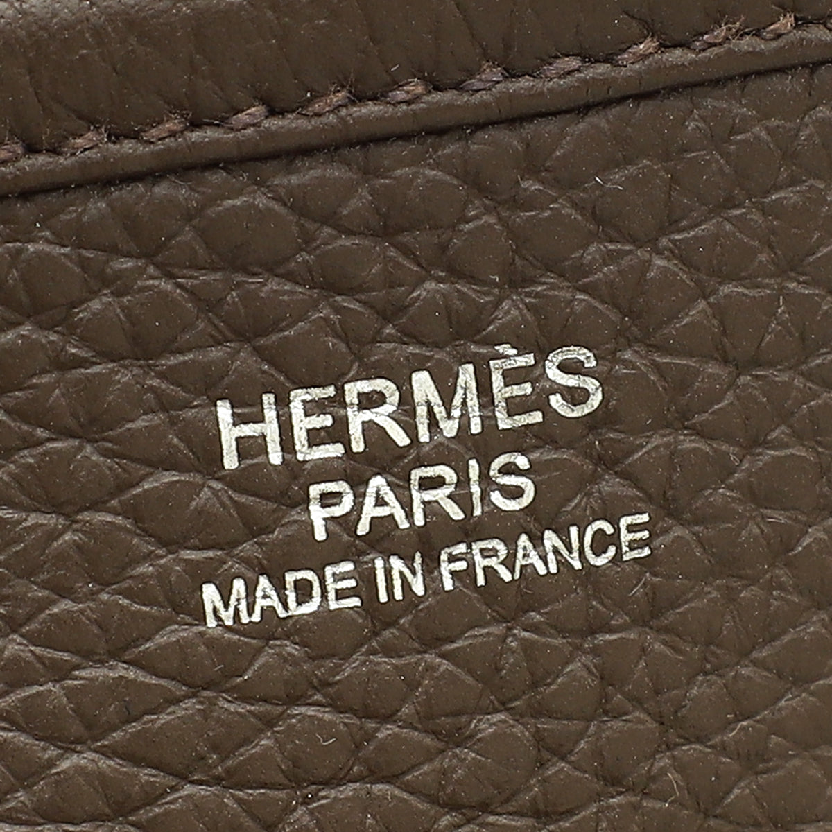 Hermes Chocolate Evelyne III PM Bag