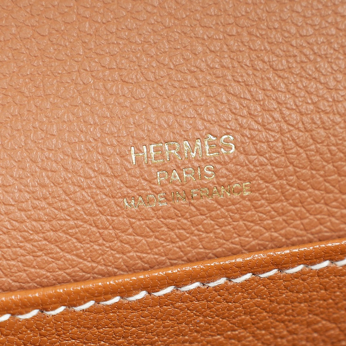 Hermes Gold Roulis Mini Evercolor Bag