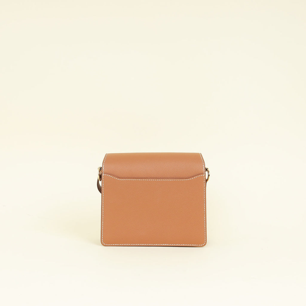 Hermes Gold Roulis Mini Evercolor Bag