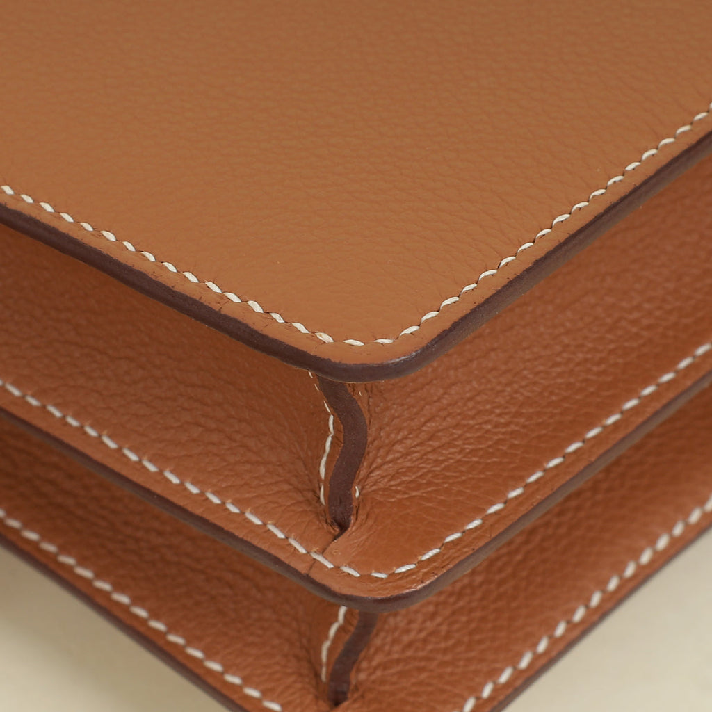 Hermes Gold Roulis Mini Evercolor Bag