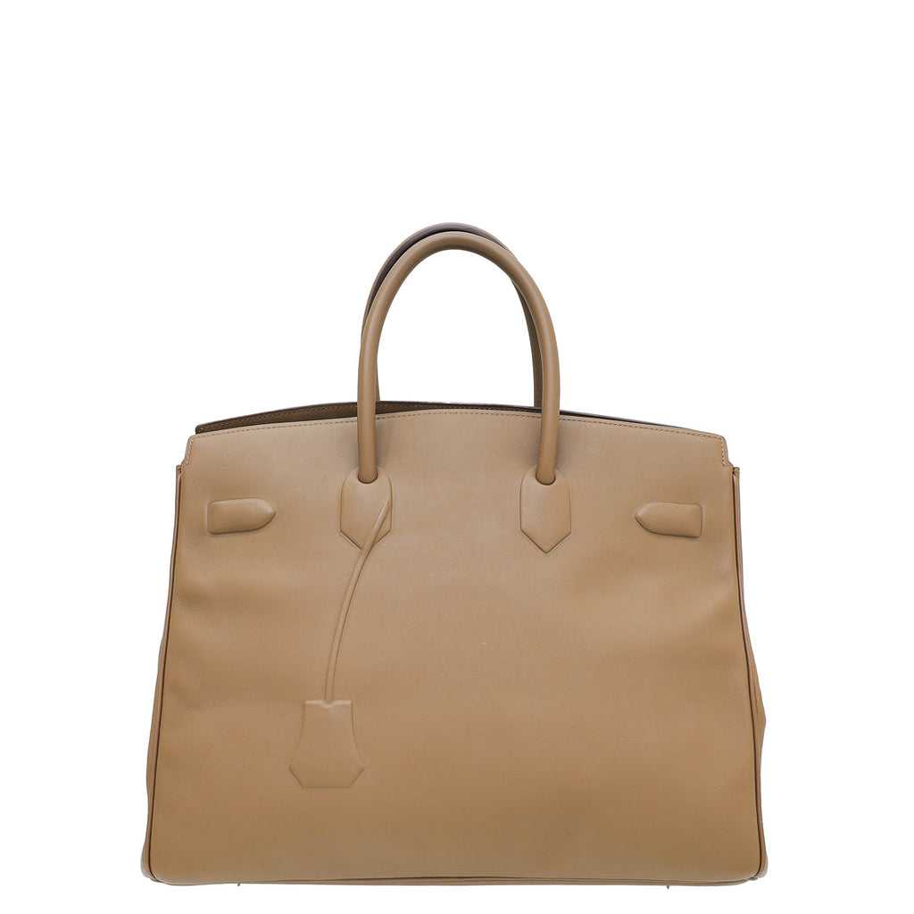 Hermes Alezan Shadow Birkin 35 Bag