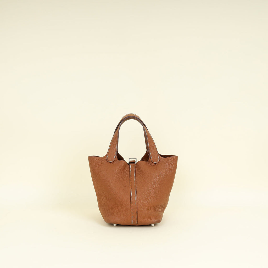 Hermes Gold Picotin Lock 18 Bag