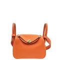 Hermes Orange Mini Lindy Bag