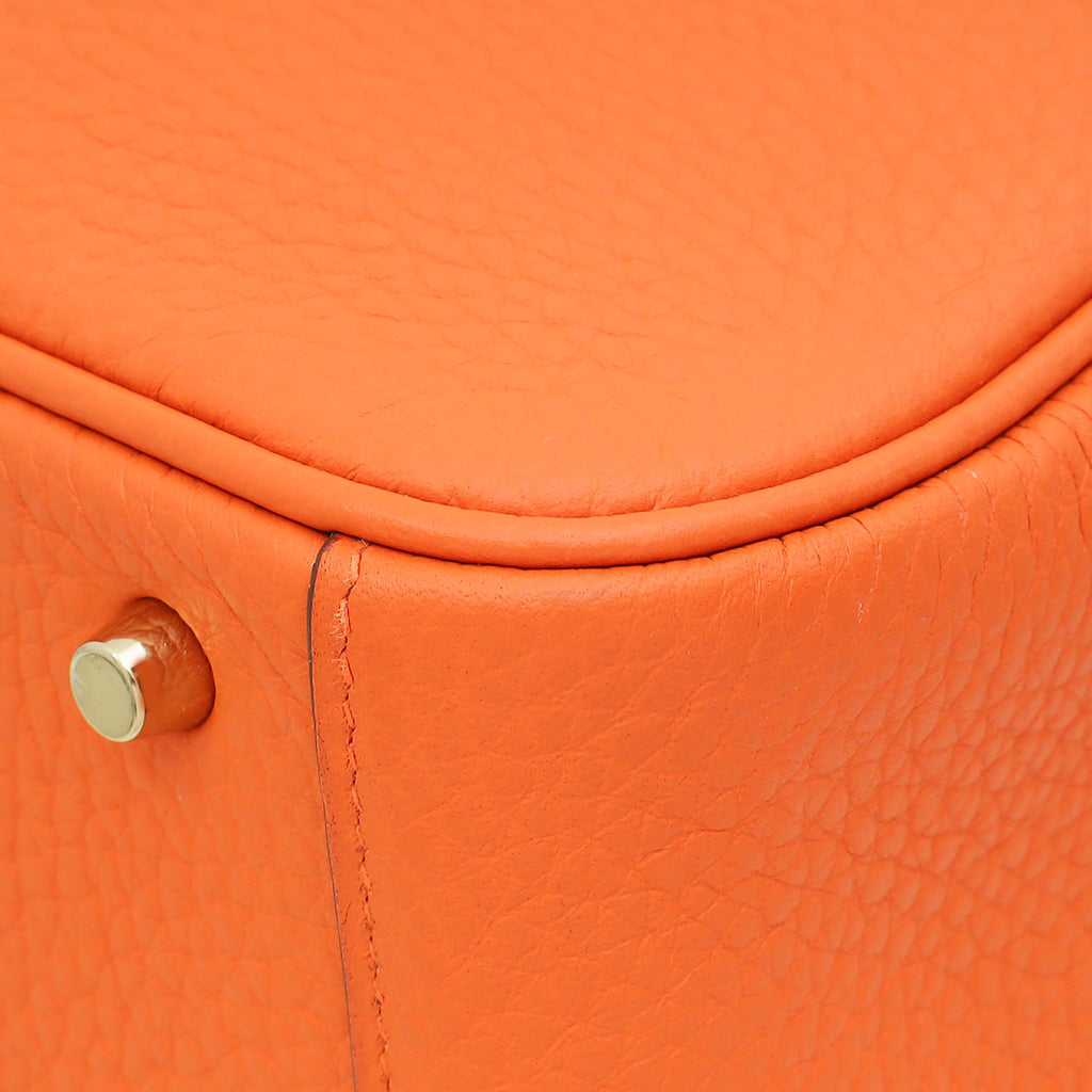 Hermes Orange Mini Lindy Bag