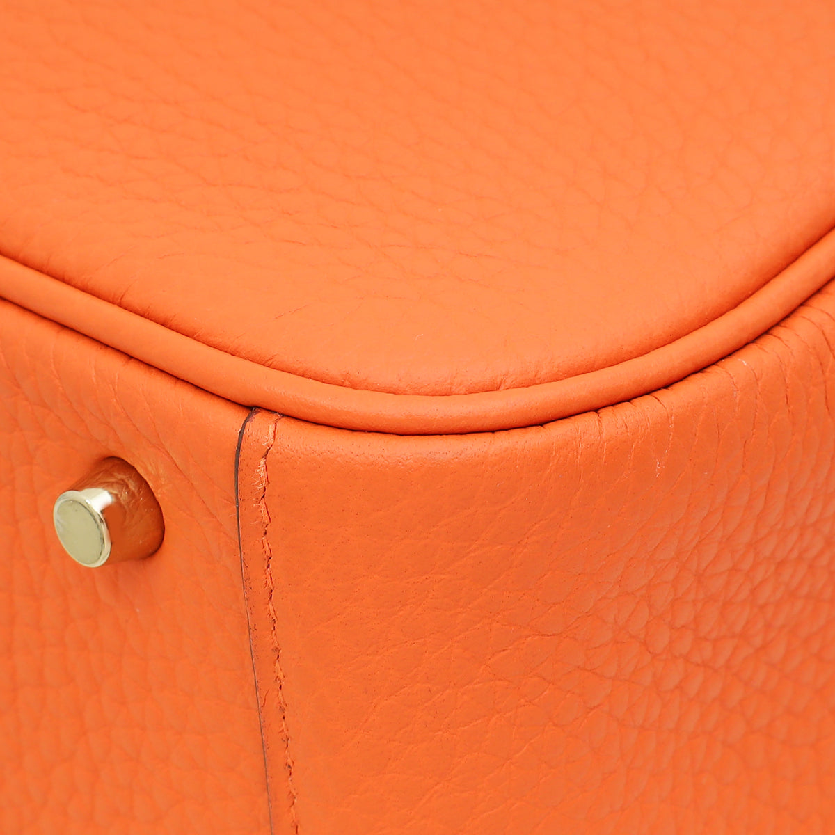 Hermes Orange Mini Lindy Bag