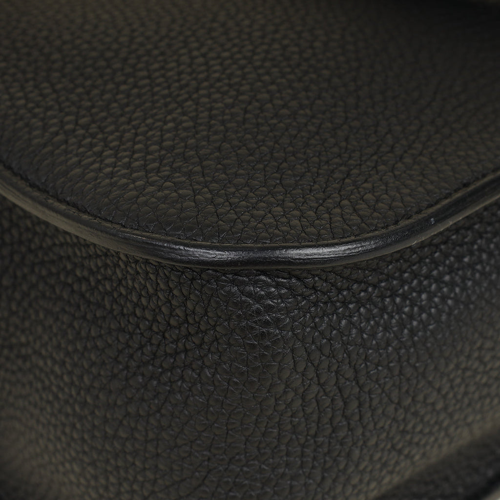 Hermes Noir Halzan 31 Bag