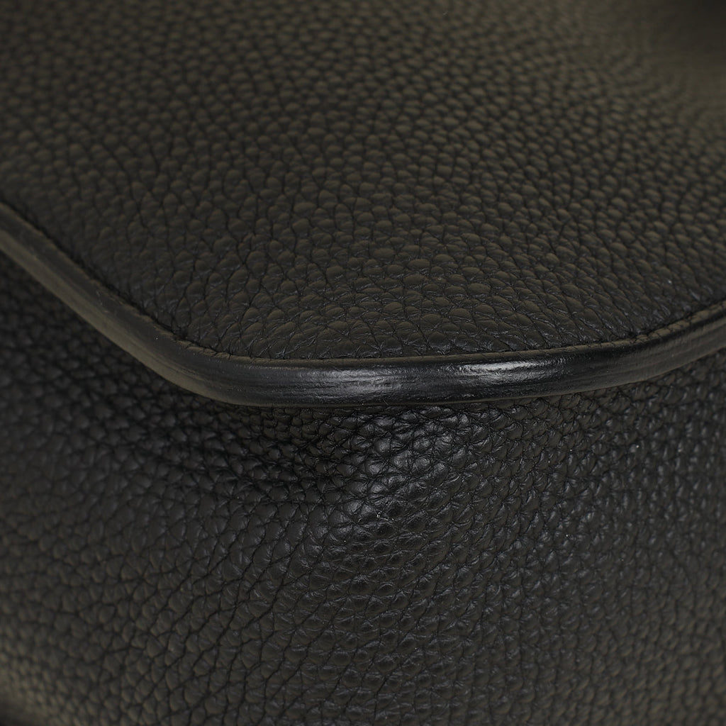 Hermes Noir Halzan 31 Bag