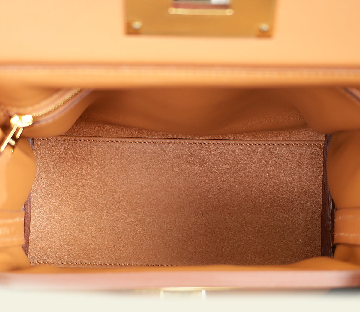 Hermes Gold 24/24 21 Evercolor Swift Bag