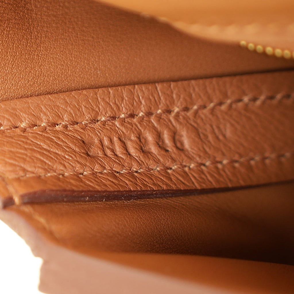 Hermes Gold 24/24 21 Evercolor Swift Bag