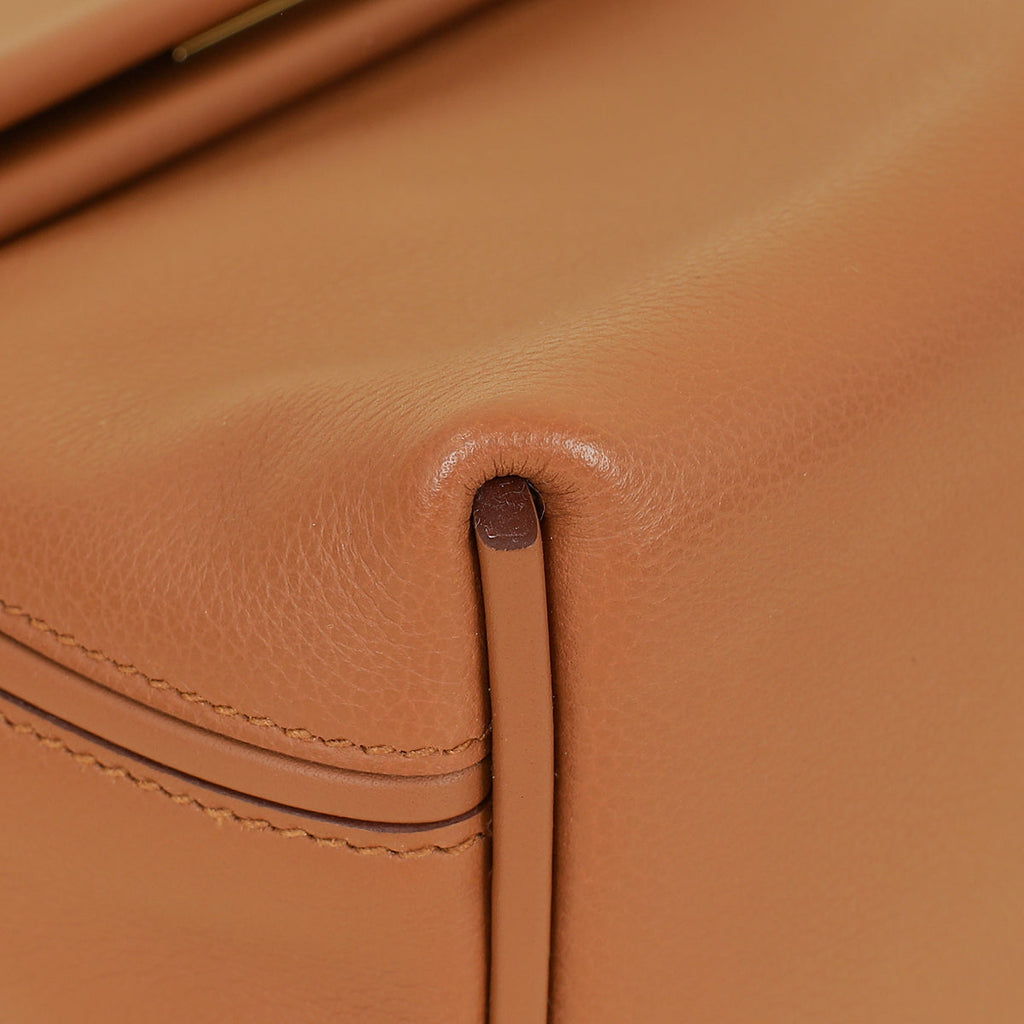 Hermes Gold 24/24 21 Evercolor Swift Bag