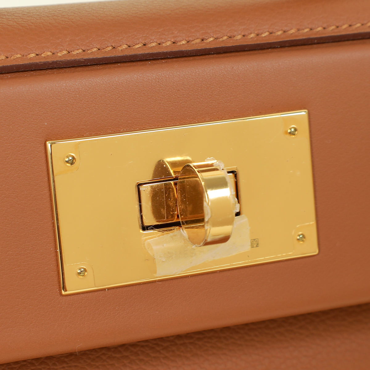Hermes Gold 24/24 21 Evercolor Swift Bag