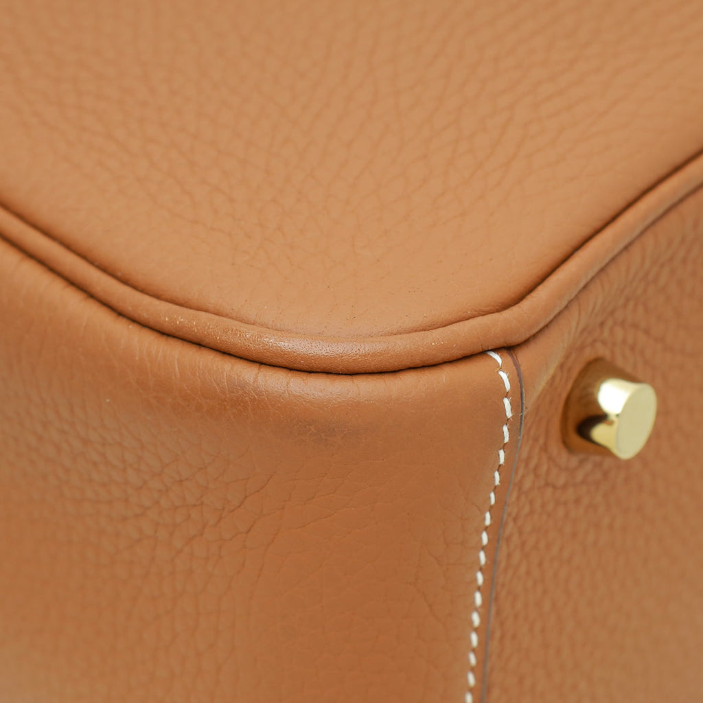 Hermes Gold Lindy 26 Bag