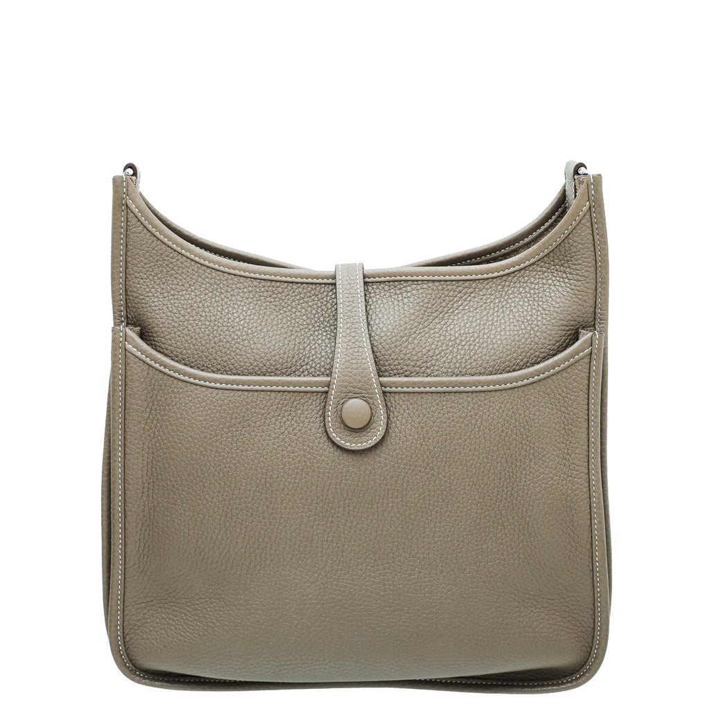 Hermes Etoupe Evelyne III PM Bag